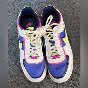 Nike Air Force 1 Shadow White Sapphire Barely Volt